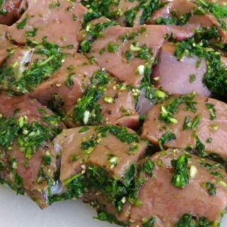 Brochette de foie de veau marinées 250g