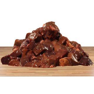 Brochettes de foie avec cœur veau Marinée /250g