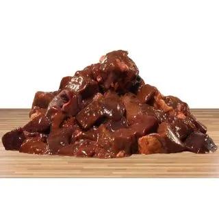 Brochettes de foie avec cœur veau Marinée /250g