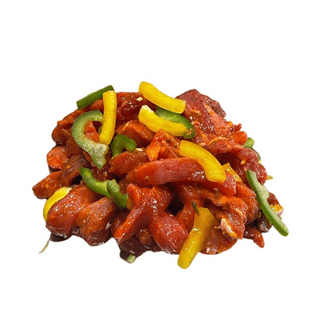 Émincé de veau Mariné et légumes /250g