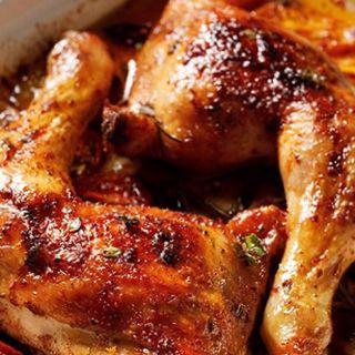 Cuisse de poulet Demi-Cuit avec sauce Barbecue 250g