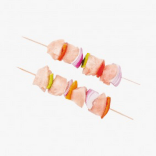 Brochettes de dinde aux poivrons 250g