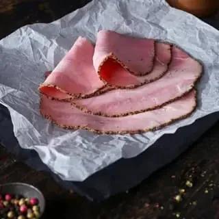 Cuisse de dinde fumée au poivre 100g