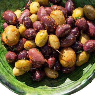 Olives Arbequina-Manzanilla marinées /100g