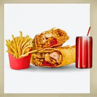 Menu Combo Tacos mixte royal + Soda + Frite