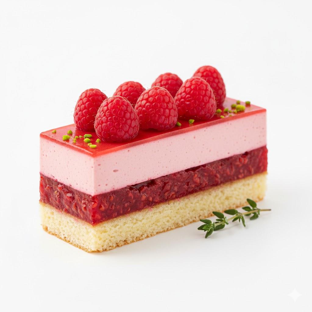 Pavé à la framboise