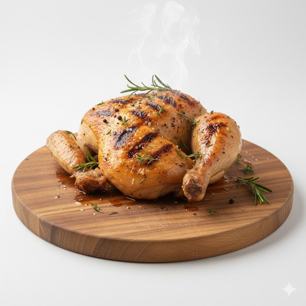 Poulet rôti complet