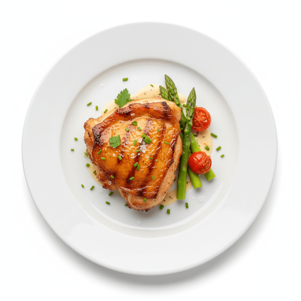 Filet de poulet au plat