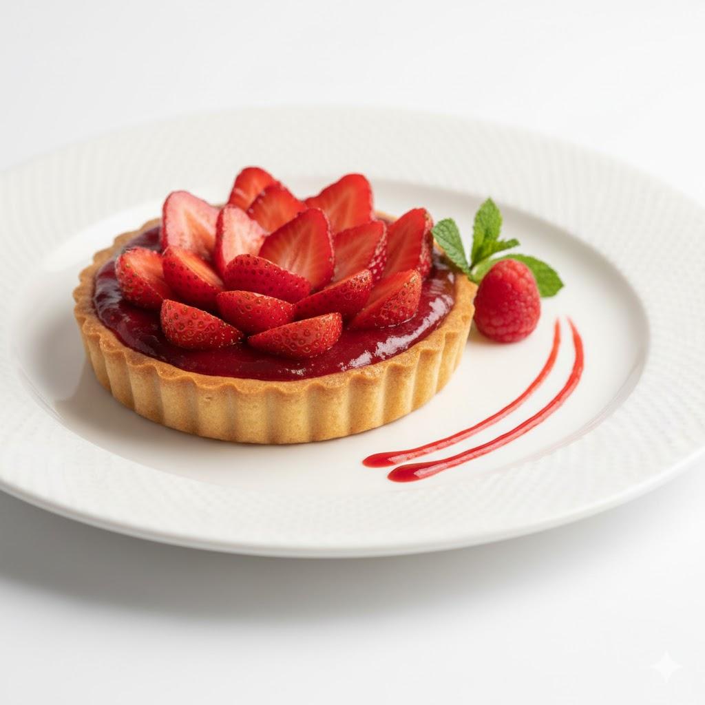 Tarte Ronde à la Fraise