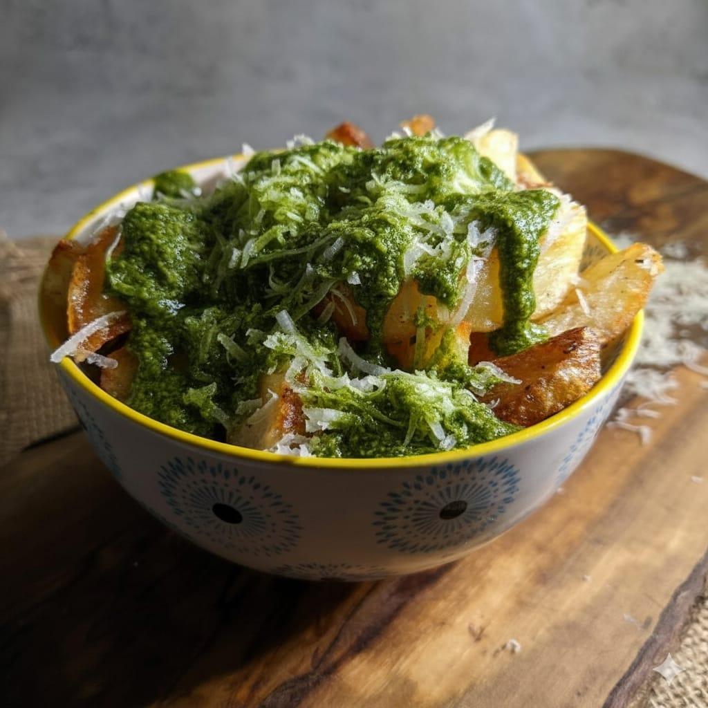 Chips Pesto Parmesan