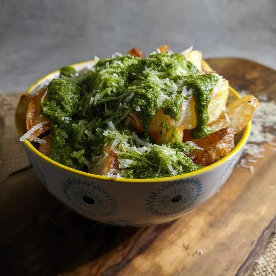 Chips Pesto Parmesan