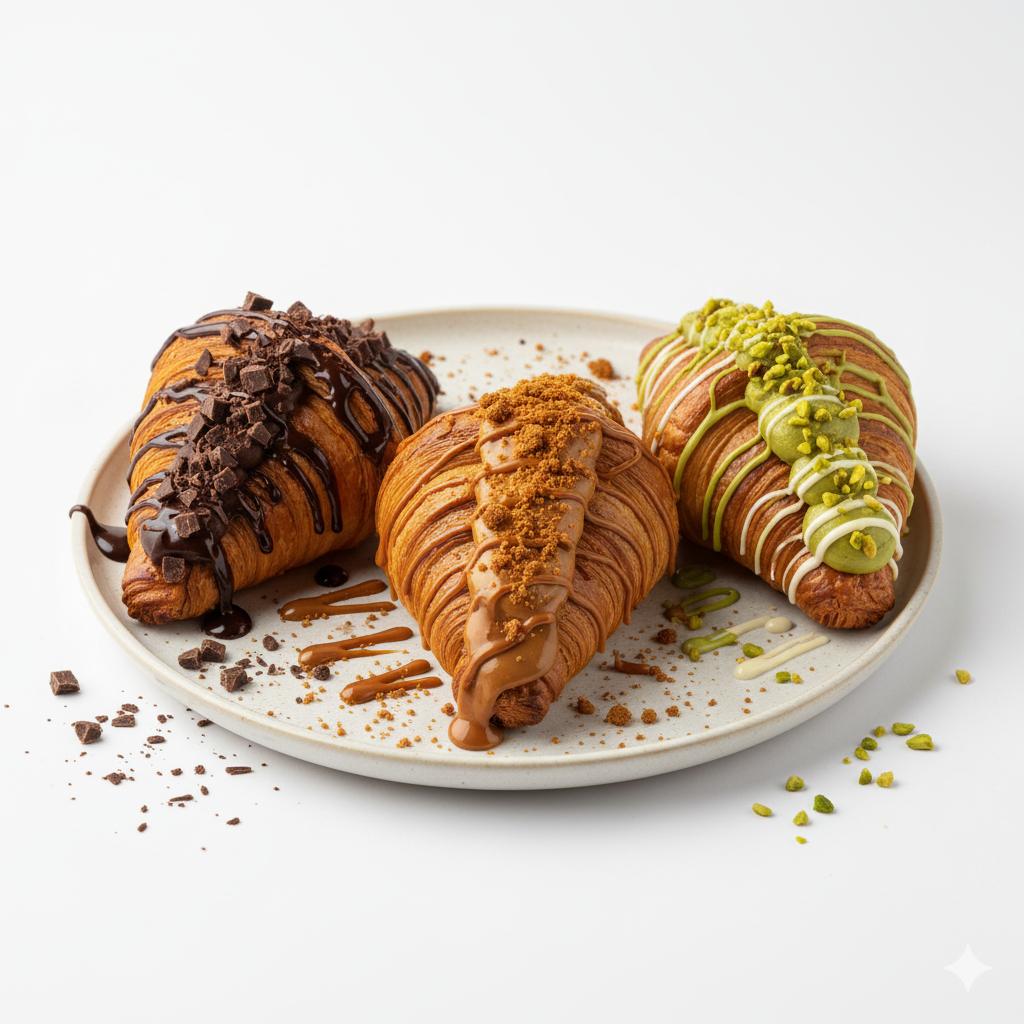 Croissant Fourré Créme Caramel