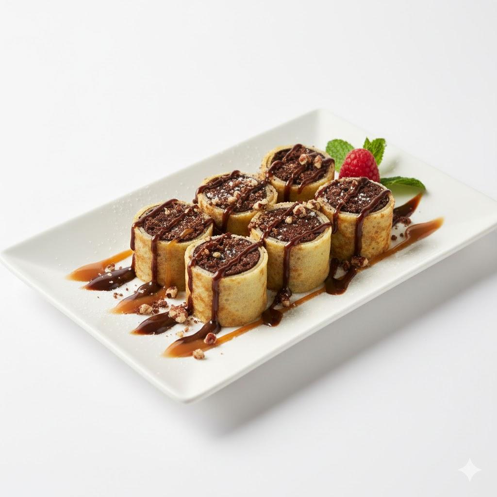 Crêpe sushi