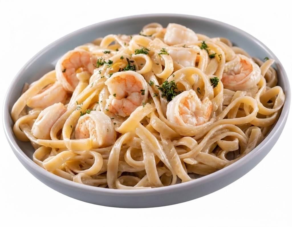 Fettuccine Alfredo Gamberetto