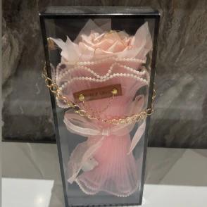 Bouquet rose artificiel