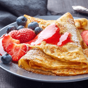Crêpe nutella et fruits