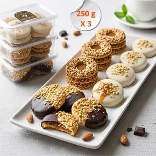 Pack 3 Sablés Croustillants aux Amandes