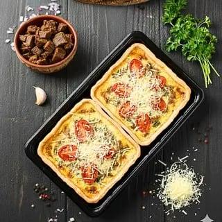 Grandes quiches Khlie régime (Sel Himalaya) cuites congelées