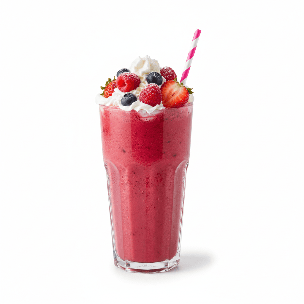 Milkshake aux Fruits Rouges