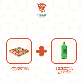 Demi plateau + Boisson Gratuite