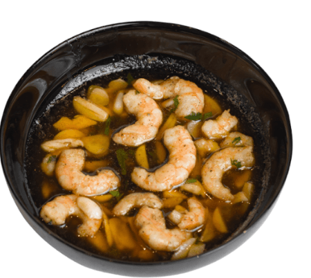 Crevettes Sautées À L'ail
