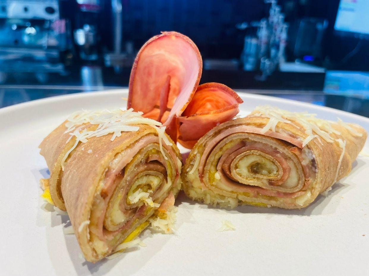 Crêpe jambon oeuf Emmental