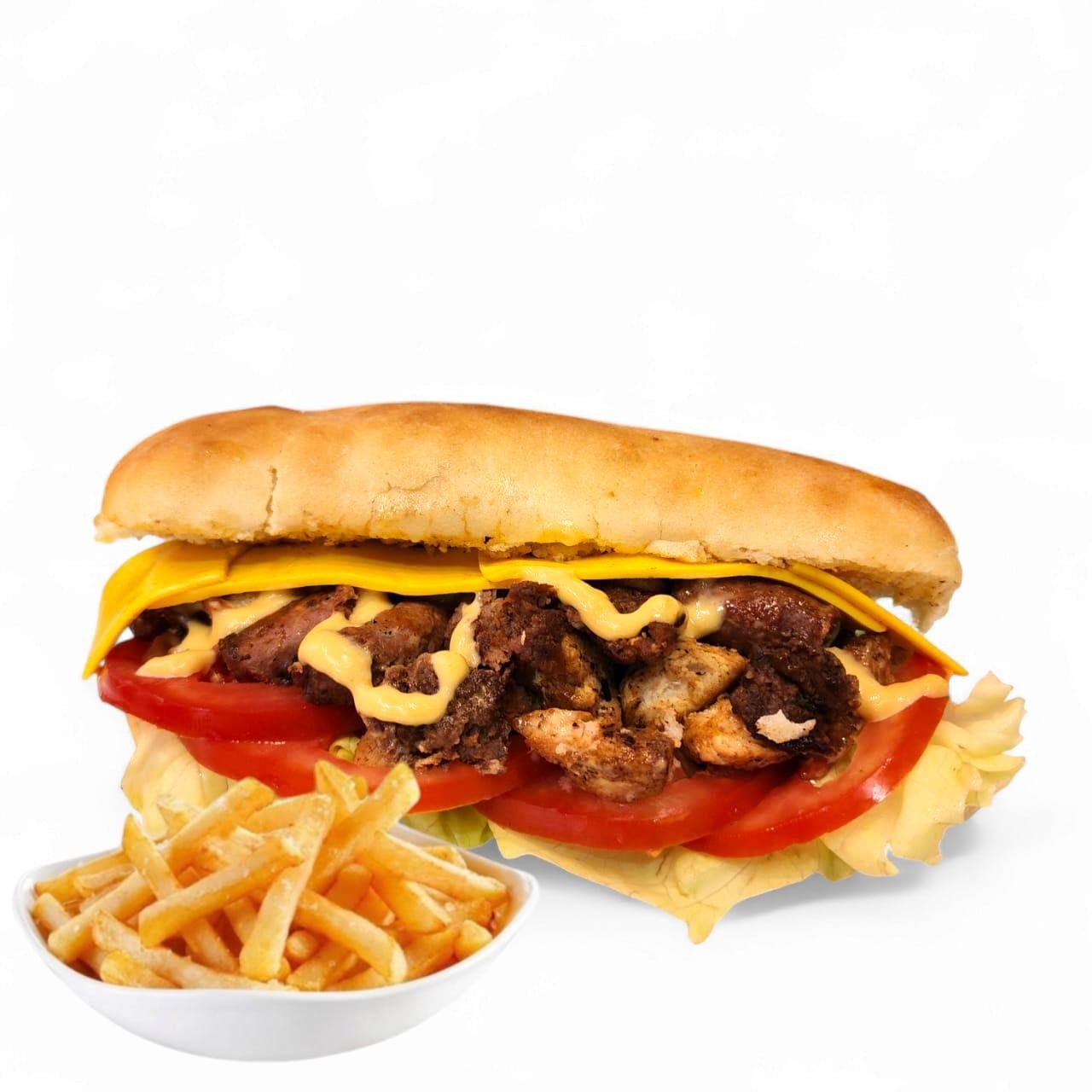 Sandwich mixte avec frite