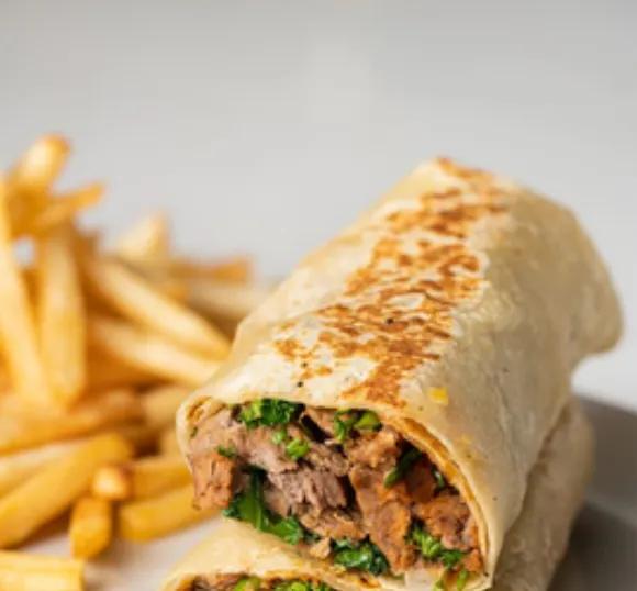 Formule Chawarma Viande avec frites et soda