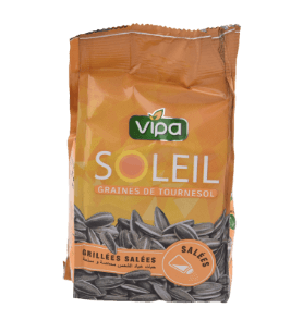gaines de tournesol noires salées VIPA 90G