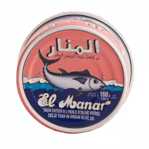 Thon Entier À L'huile D'olive El Manar 160gr
