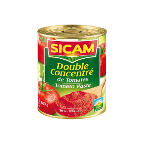Double Concentré De Tomates - La Boite De 800g - Sicam (35)