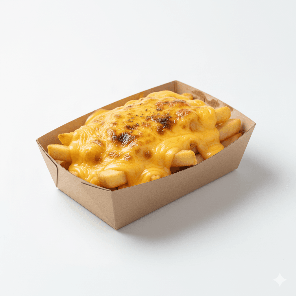 Frites Sauce Fromage Gratinée