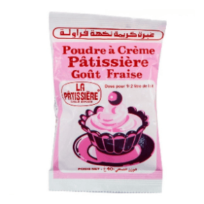 Crème Dessert Fraise La Patissiere 40gr