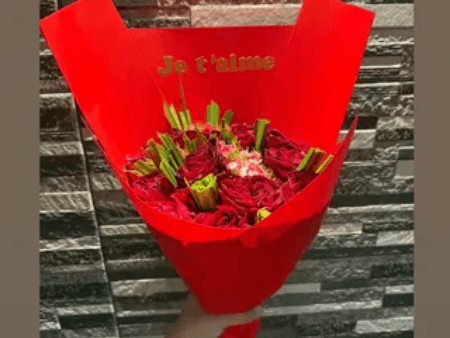 Bouquet je t’aime glamour