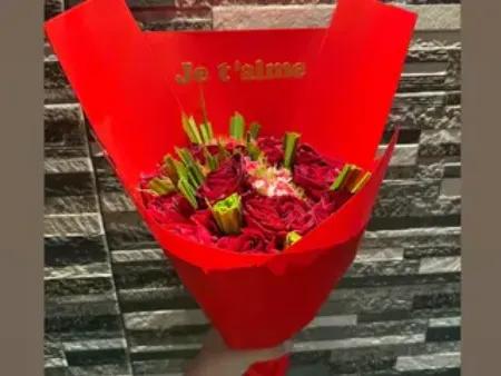 Bouquet je t’aime glamour