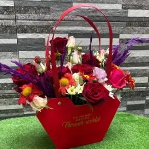 Love Basket of flowers