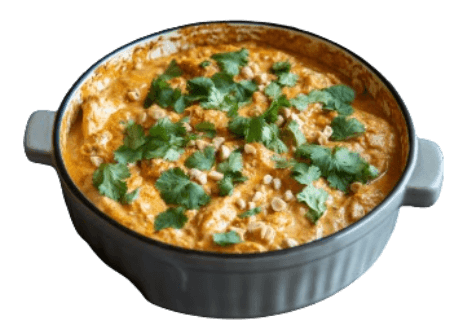 Sauce d'Arachide Poulet Coco (Fumbwa + Nkumu)