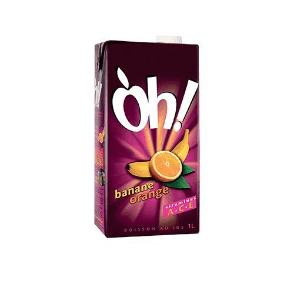 BOISSON AU JUS 1L OH BANANE/ ORANGE