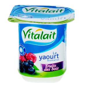Yaourt Aromatisé Aux Fruits Des Bois - Le Pot De 110g - Vitalait (33)