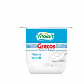 4 Yagourt A La Grecque Grecos Nature Vitalait 100gr