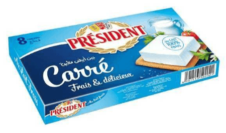 Fromage Carre 8p President