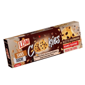 LBM Cookies sans sucre aux pépites de chocolat noir 90g
