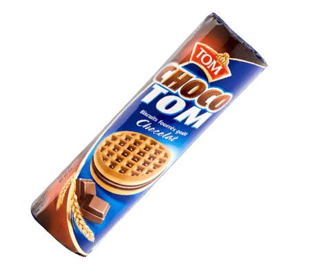 Biscuits Chocotom Chocolat Noisette - Le Paquet De 190g - Tom (55)