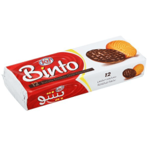 Biscuits Binto Enrobés Au Chocolat - Le Paquet De 12 Pièces - Kif (71)