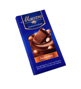 Chocolat Lait Noisette Maestro 90gr