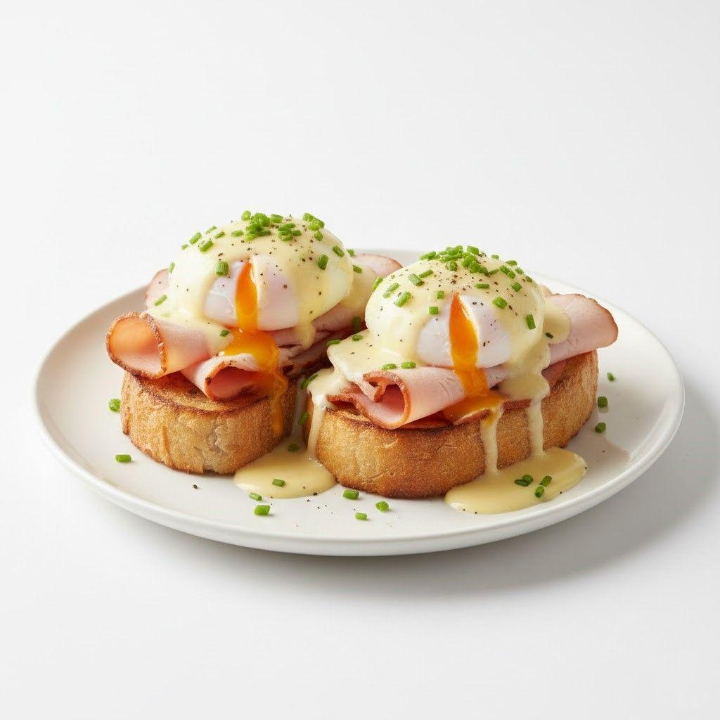 Eggs Benedict With Turkey Ham
