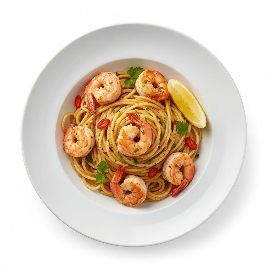 Spaghetti With Prawns