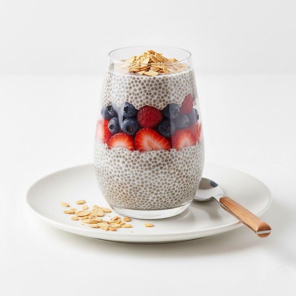 Chia Pudding With Mixed Berries