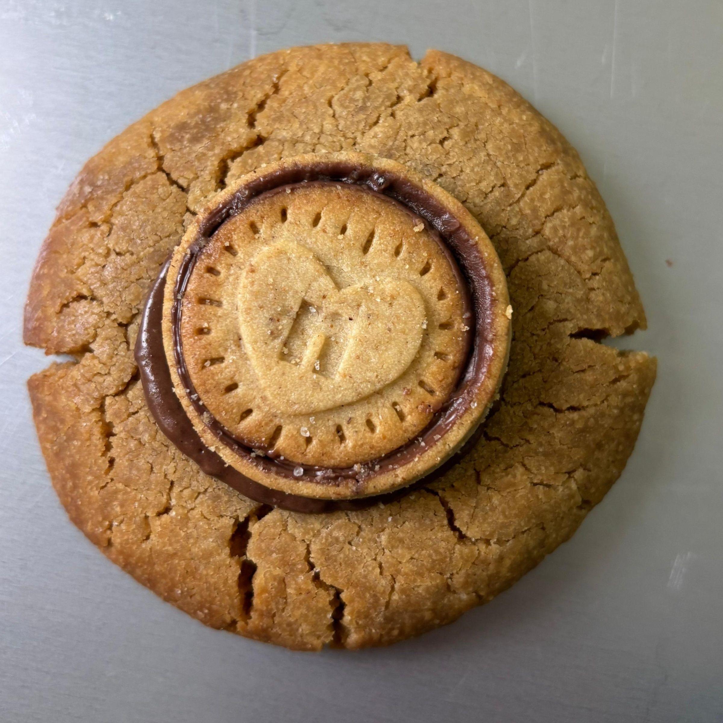 Cookie Coeur Nutella