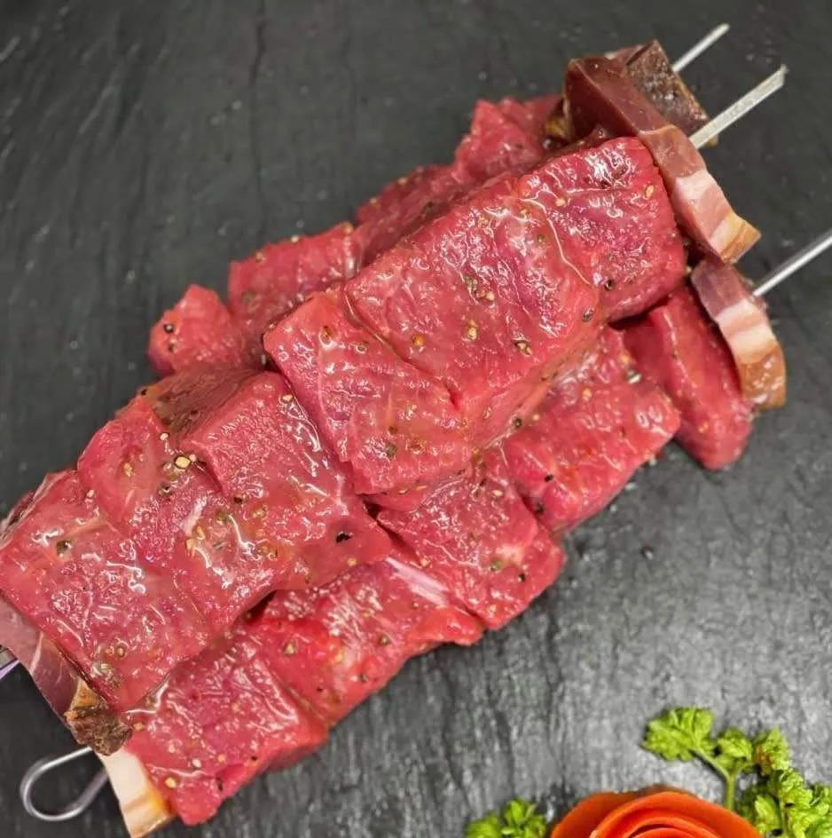 Brochettes de veau marinées 250g